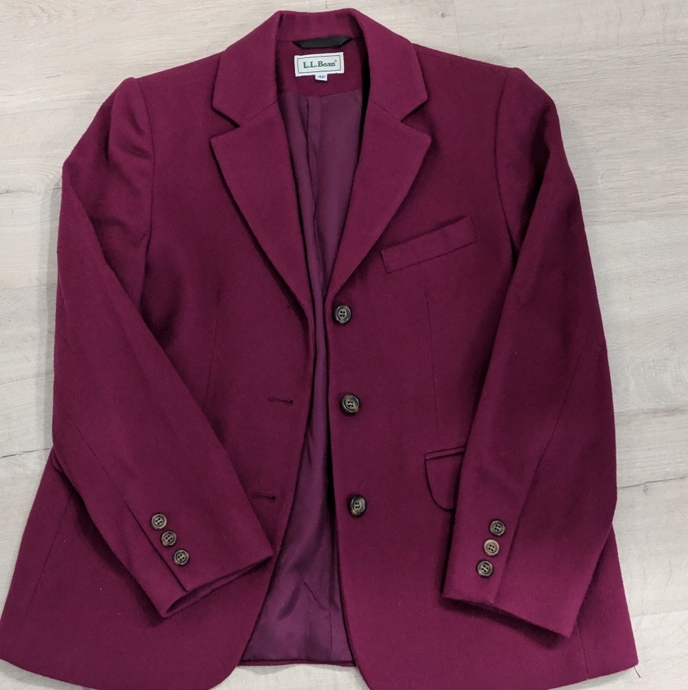 4P Wool/Cashmere LL Bean Blazer